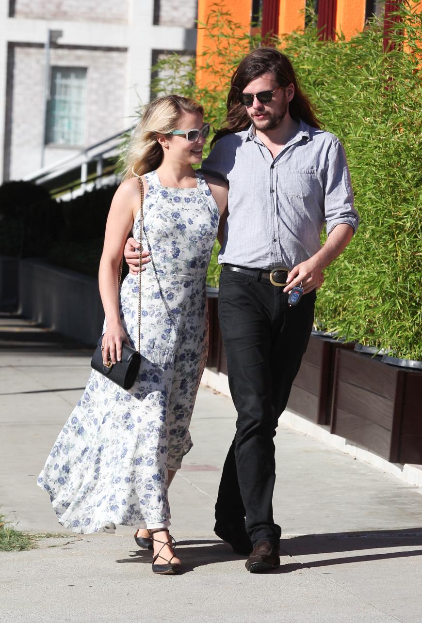 Dianna Agron und Winston Marshall in Los Angeles.