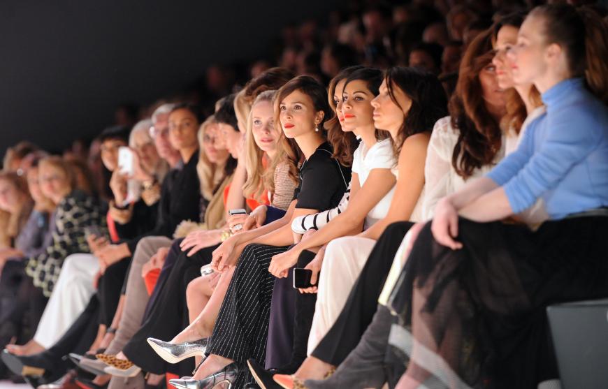 Die Front Row bei Marc Cain