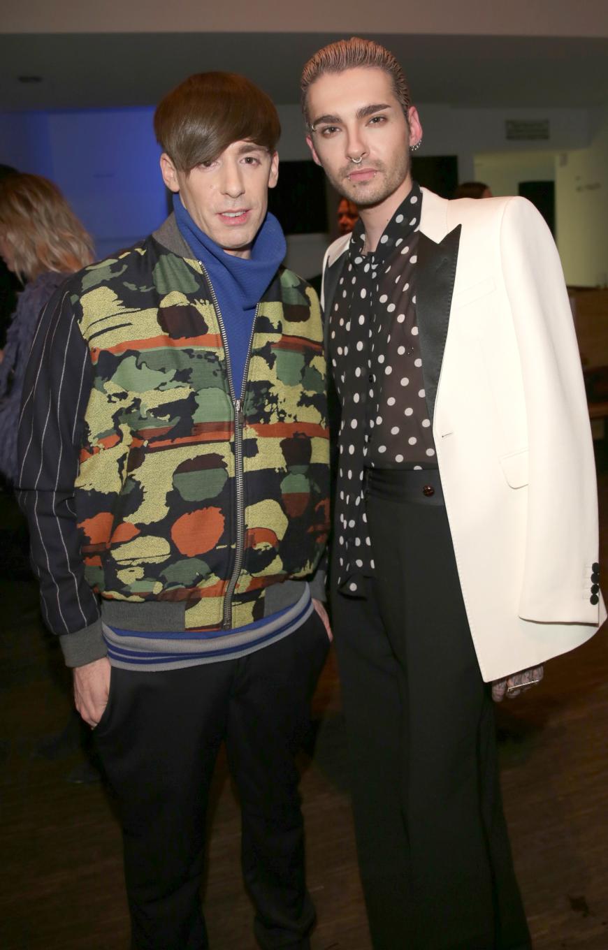 Bill Kaulitzer (r.) mit Designer Kilian Kerner bei Lala Berlin