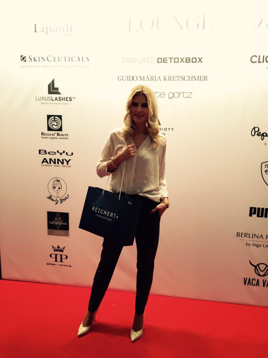 Aufgepimpt in der Beauty-Lounge von Reichert PR