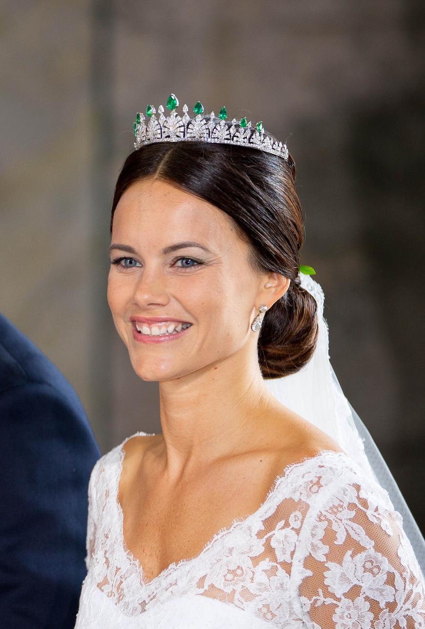 Sofia von Schweden bei ihrer Hochzeit.