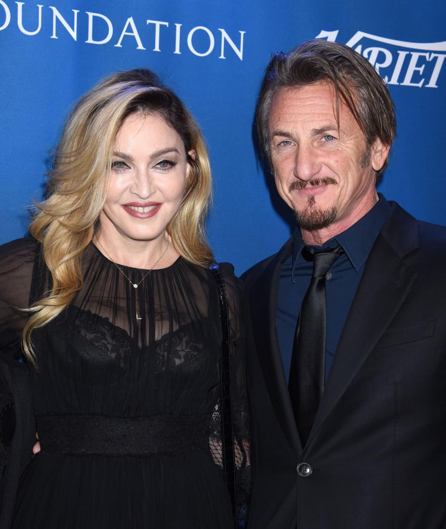 Madonna mit ihrem ersten Ehemann Sean Penn.