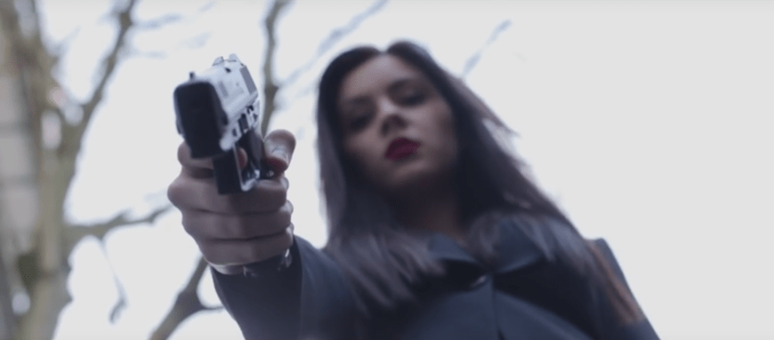 In dem Thriller übernahm Nathalie die Rolle einer eiskalten Profi-Killerin.