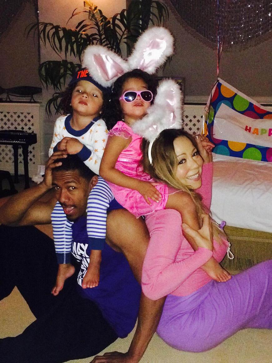 Bis 2014 war Mariah mit Schauspieler Nick Cannon verheiratet. Das Paar hat zwei gemeinsame Kinder: Die Zwillinge Monroe (r.) und Moroccan (l.).