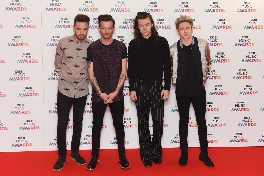 Louis Tomlinson und seine Bandkollegen von One Direction