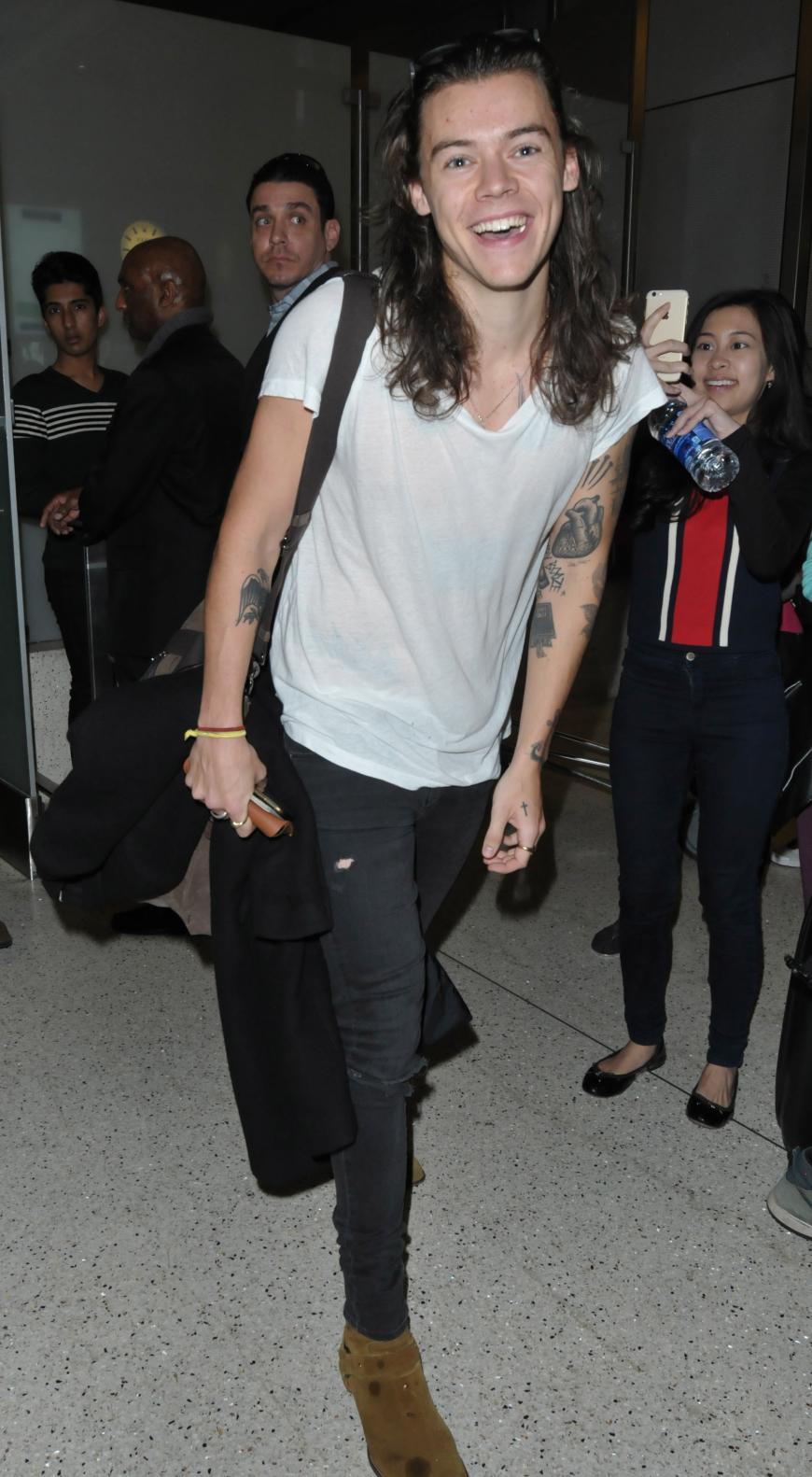 Harry Styles vor einigen Tagen am Flughafen von Los Angeles.