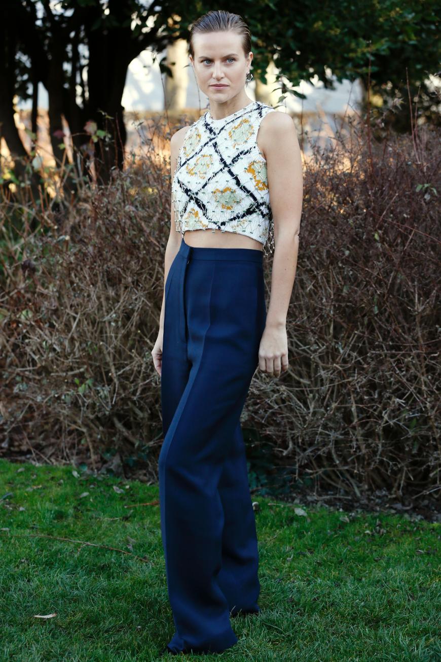 Olympia Scarry bei Dior Haute Couture Spring/Summer 2016