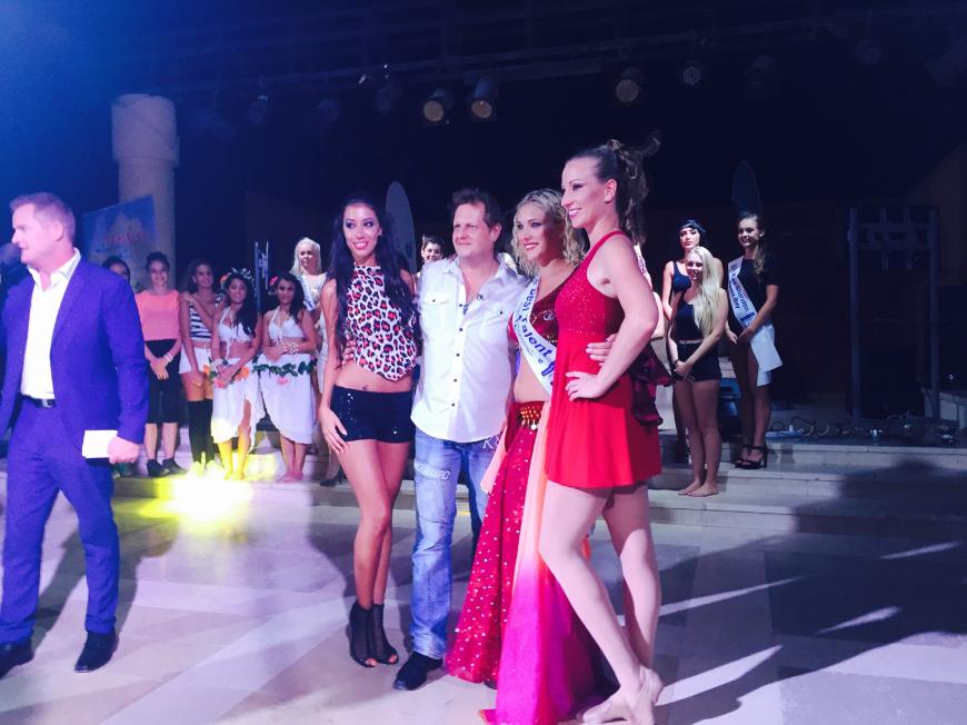 Jens Büchner bei der Wahl der Miss Meerjungfrau in Hurghada.