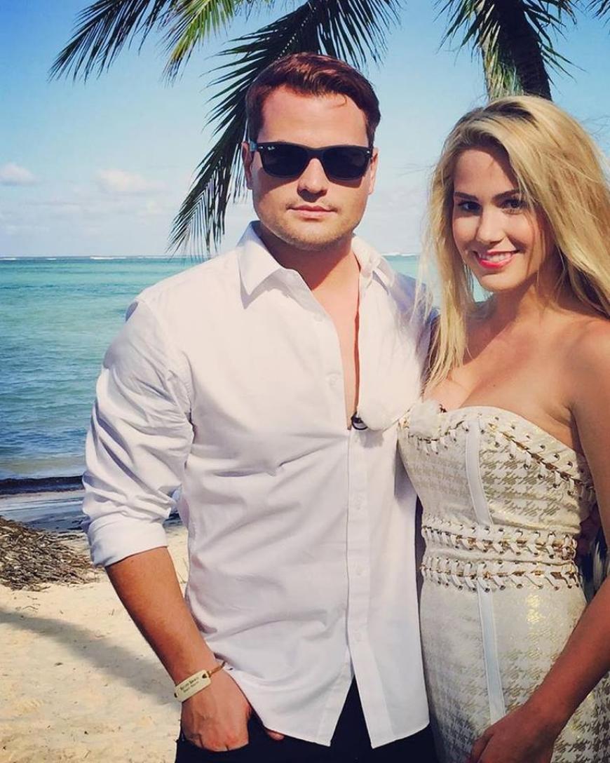 Gemeinsam unter der Sonne: Rocco Stark und Angelina Heger zeigen sich zusammen in der Dominikanischen Republik.