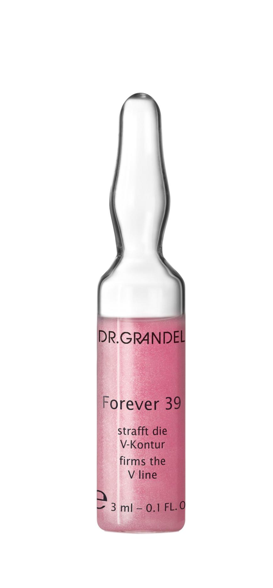 Eine Extraportion Feuchtigkeit schenken die Wirkstoffampullen von Dr. Grandel. Rubinpulver reaktiviert die Spannkraft der Haut und lässt den Teint frisch strahlen. Algenextrakt fördert die Bildung der kollagenen und elastinen Fasern, reduziert so Linien und Fältchen und festigt die V-Kontur. 3 x 3 ml, 14,90 Euro