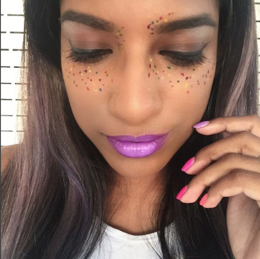 Bunte Pünktchen zum perfekten Make-up.