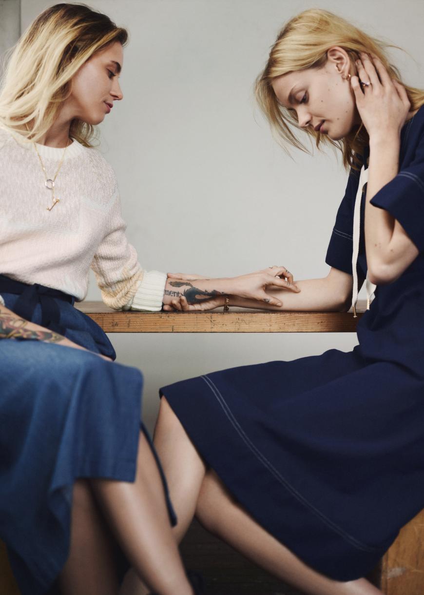 FAUX/real for &OtherStories: Kette mit Kreisanhänger