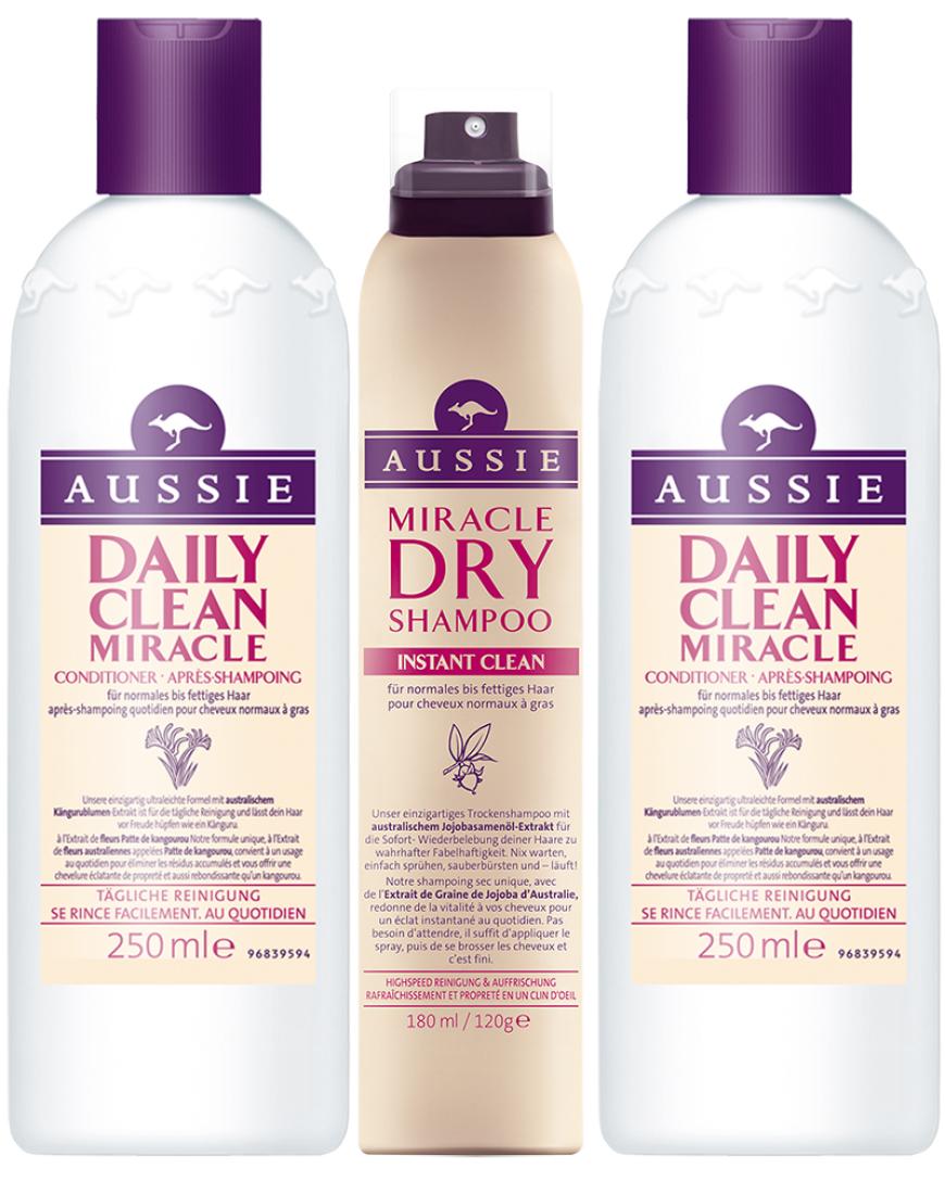 Ab Februar 2016 gibt es was Neues von Aussie! Die „Daily Clean Miracle Collection