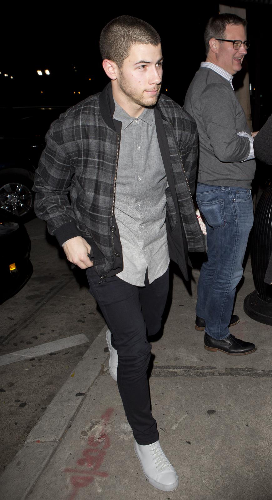 Nick Jonas beim Besuch von