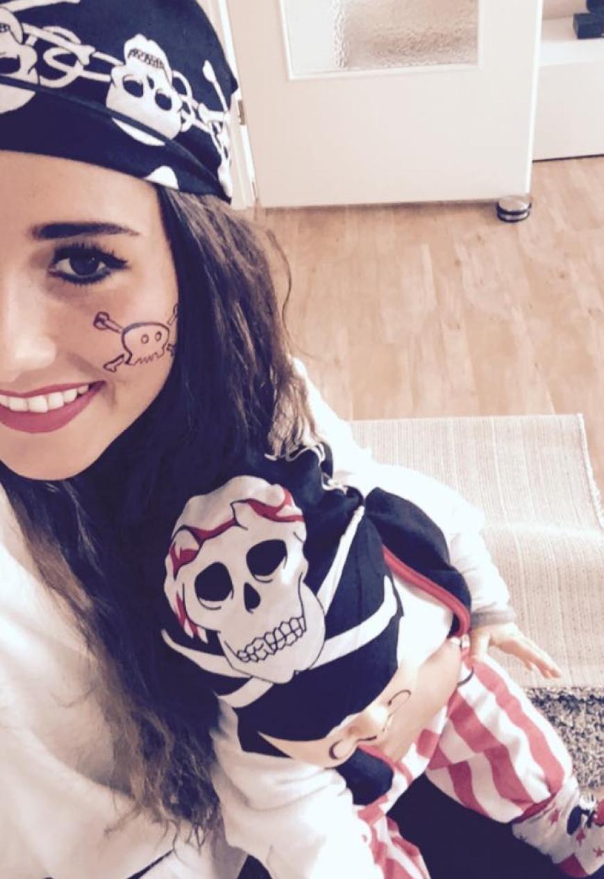 So süß ist der Karnevalslook von Sarah und Mini-Lombardi Alessio!