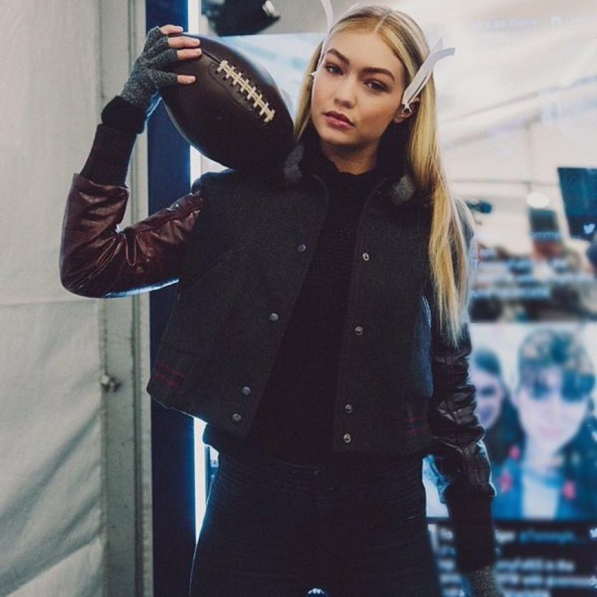 Auch Gigi ist im Football-Fieber!
