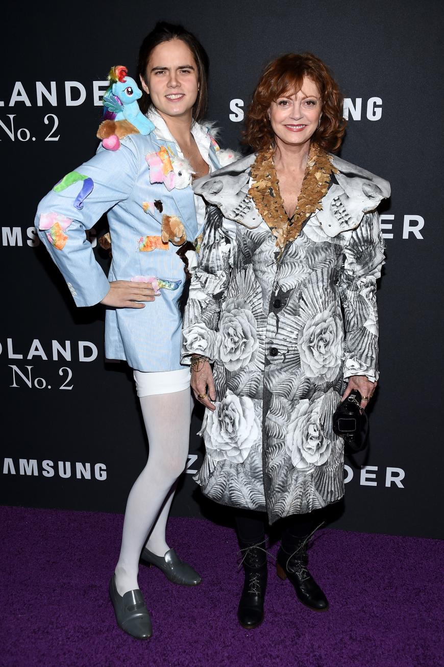 Susan Sarandon und ihr Sohn Miles Robbins kamen im perfekten „Zoolander-Gedächtnis-Look