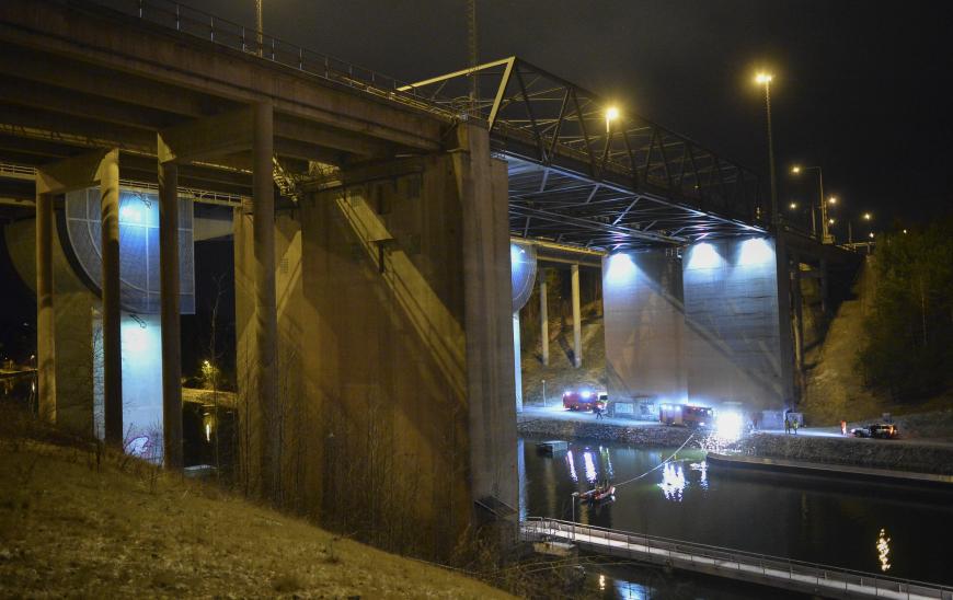 An dieser Brücke in Schweden ereignete sich der tragische Unfall.