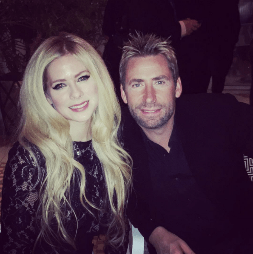 Avril Lavigne postete sich mit Chad Kroeger auf Instagram.