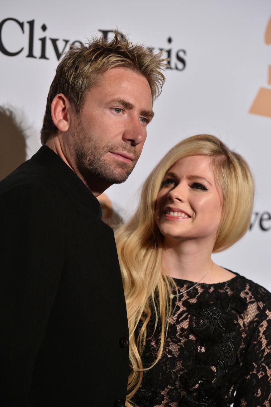 Chad Kroeger und Avril Lavigne kamen sich auf der Pre-Grammy-Party sehr nah.
