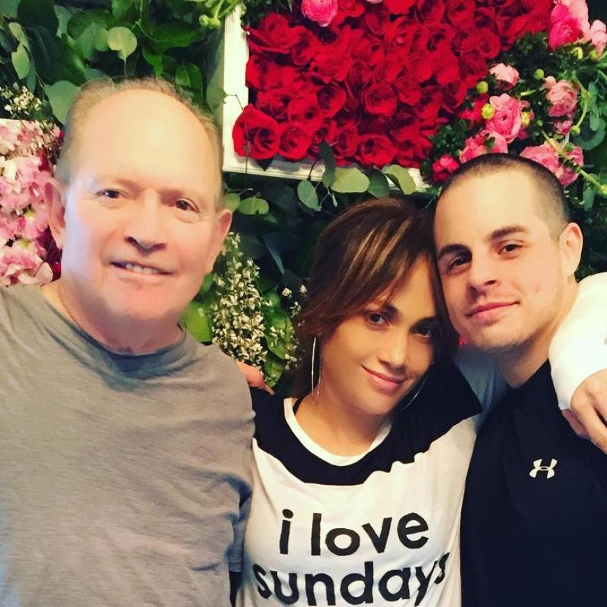 Jennifer Lopez und Casper Smart im Blumenladen