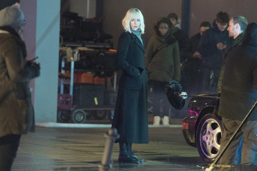 Charlize Theron dreht derzeit in Berlin ihren neuen Film
