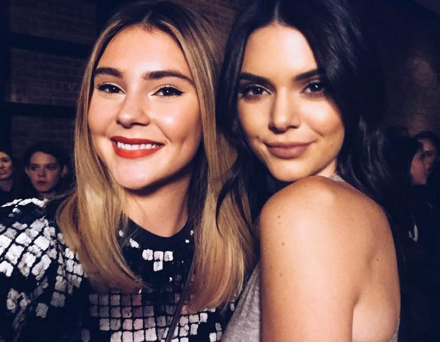 Models unter sich: Auf der Fashion Week New York traf Stefanie Giesinger auf Kendall Jenner.