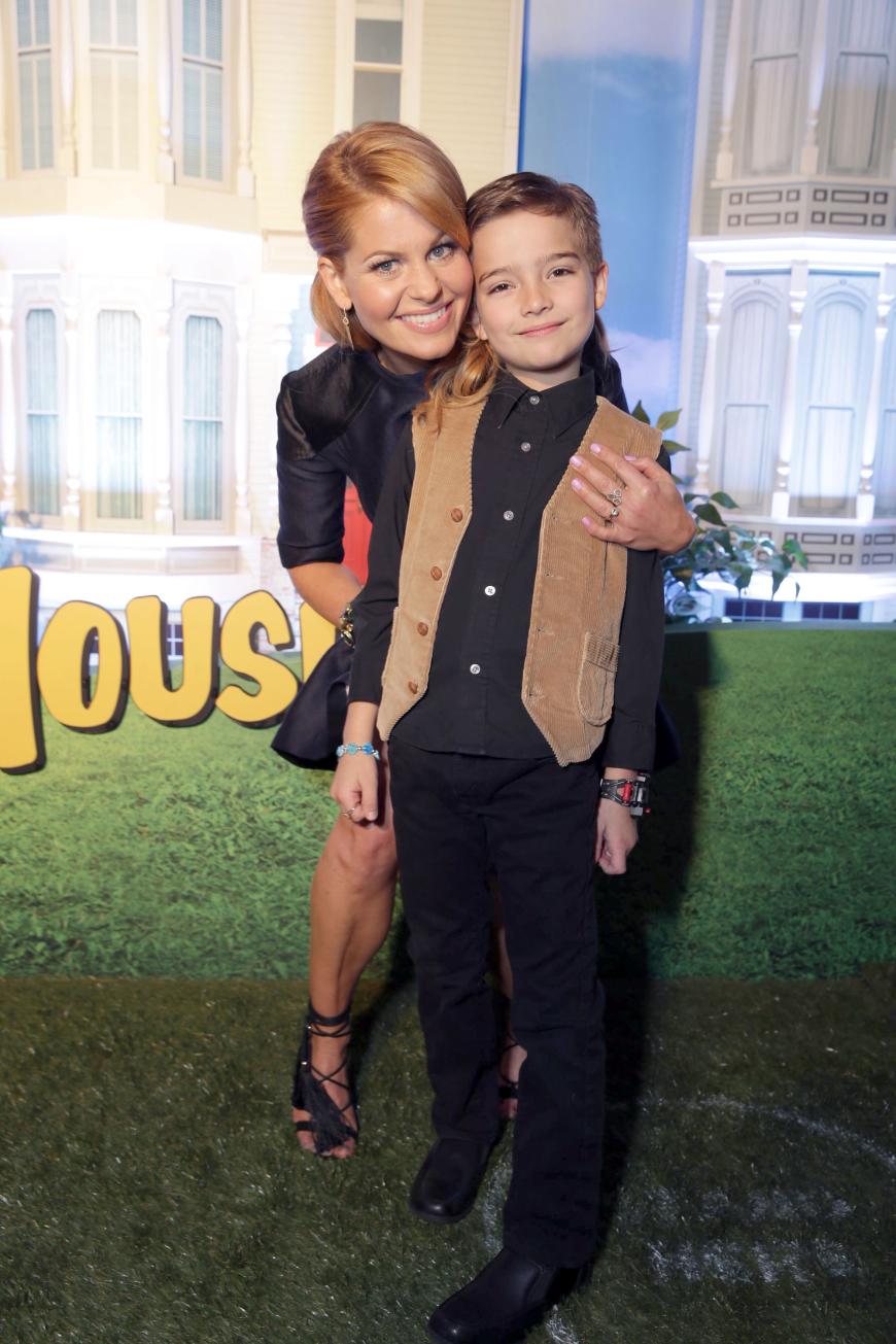 Candace Cameron Bure mit ihrem Sohn Maksim Valerievich Bure.