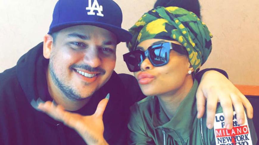 Robert Kardashian und Blac Chyna turteln ganz öffentlich.