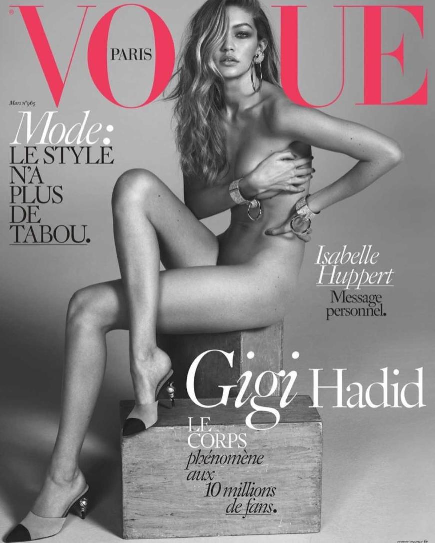 Auch auf dem Cover der französischen Ausgabe fehlte ein wichtiges Detail: ihre Muttermale.