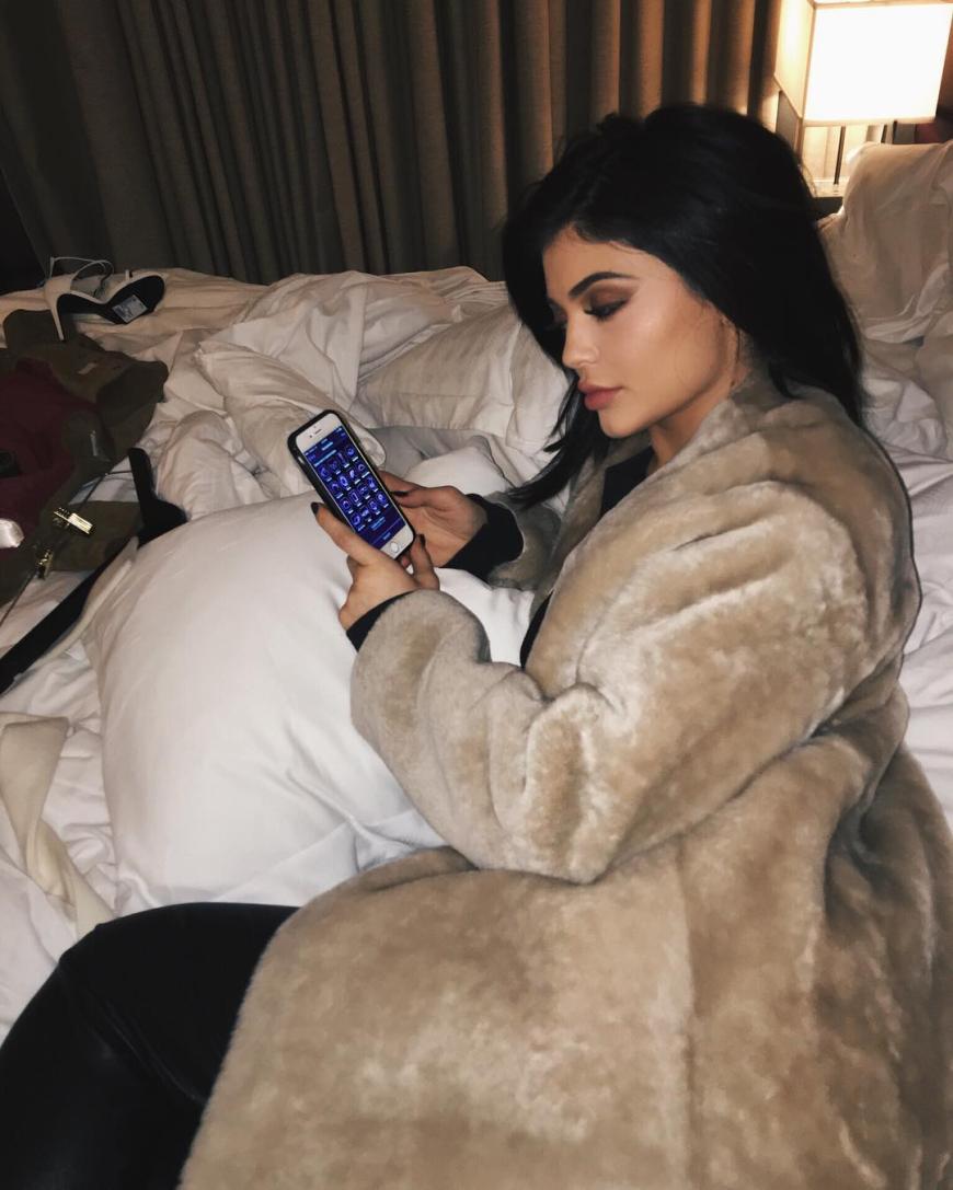 Untrennbar: Kylie Jenner und Instagram.