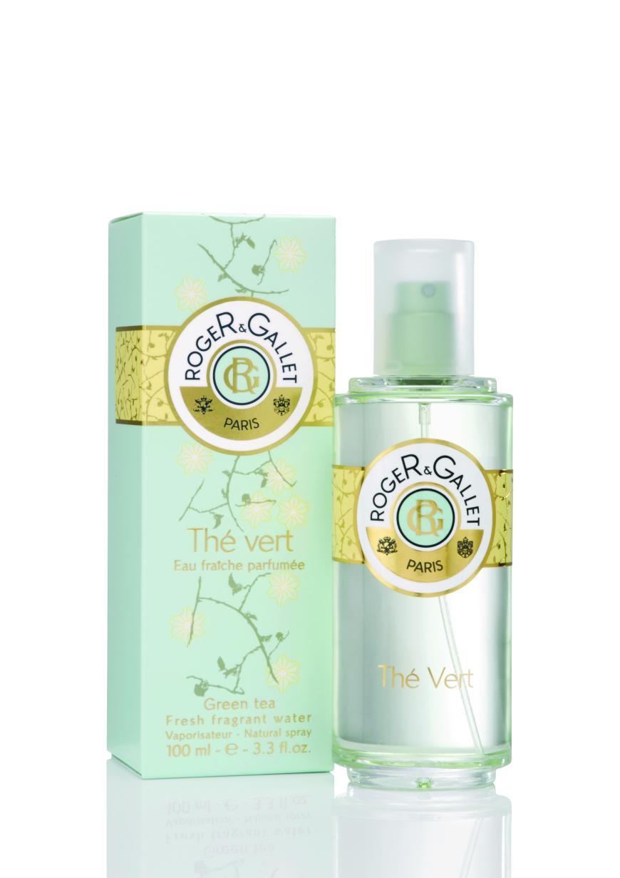 Relaxed: „Thé Vert“ von Roger & Gallet, mit grünem Tee und zitrischen Essenzen, 100 ml, EdT, ca. 41 Euro