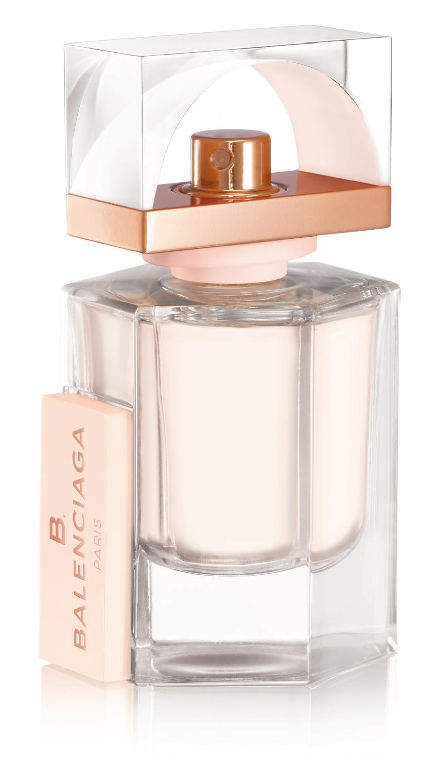 Sinnlich: „Skin“ von B. Balenciaga, mit grünem Tee, Pfingstrose, Iriswurzel und Kaschmirholz, 30 ml, EdP, ca. 55 Euro