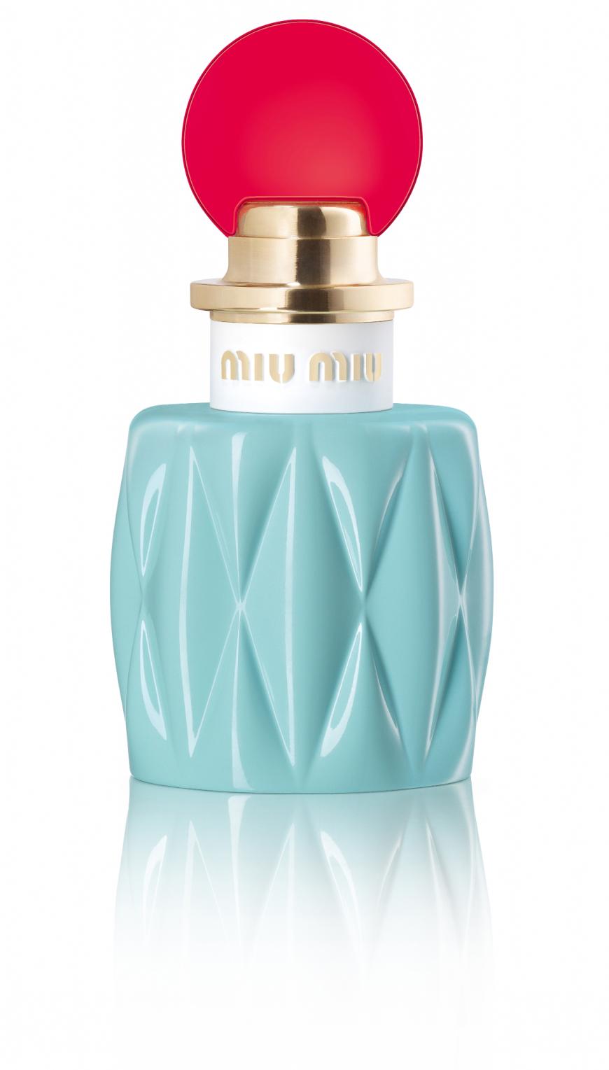 Sinnlich: „Miu Miu“ von Miu Miu, mit Jasmin, Maiglöckchen, Patschuli und Akigalaholz, 50 ml, EdP, ca. 82 Euro