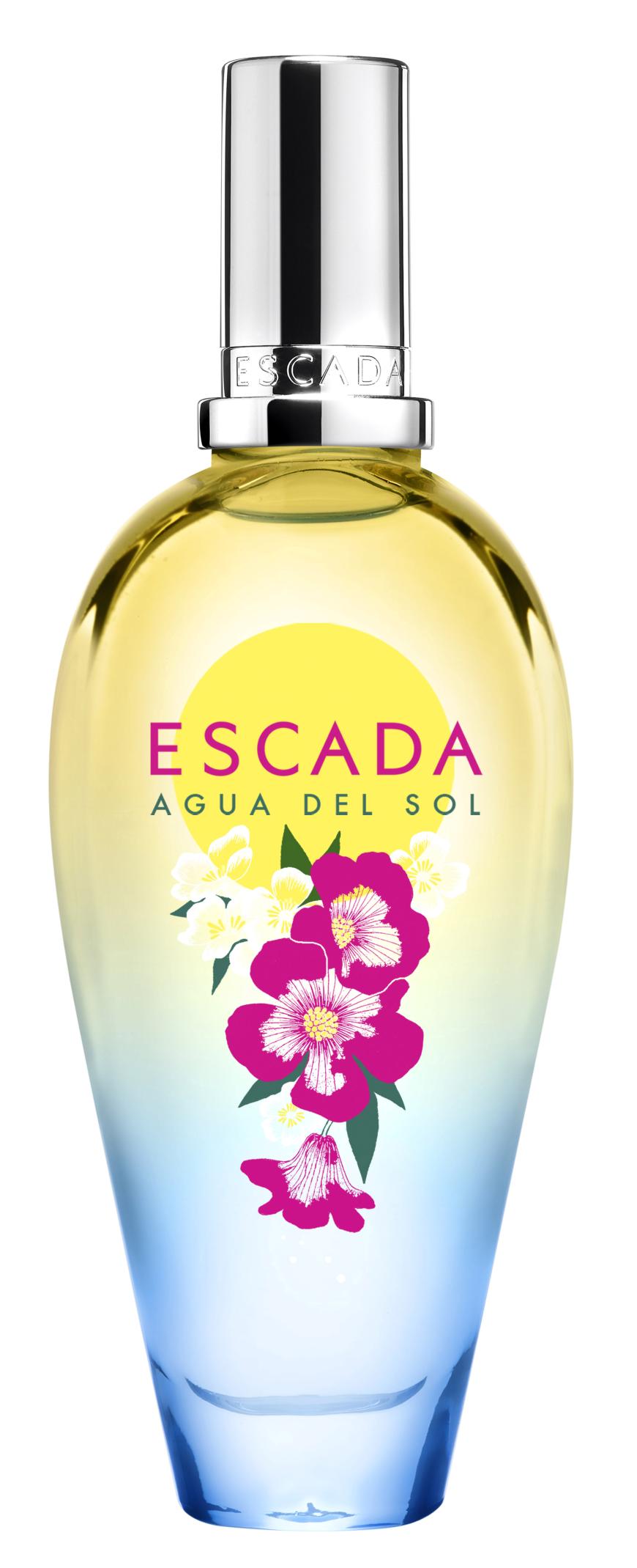 Sympatisch: „Aqua del Sol“ von Escada, mit Nashi- Birne, Himbeere, Tonkabohne und Sandelholz, 30 ml, EdT, ca. 40 Euro