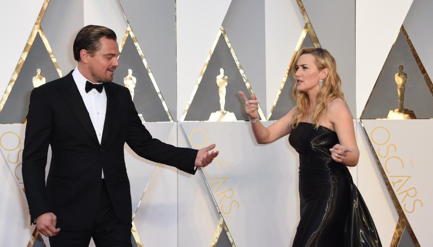 Awww, Leonardo DiCaprio und Kate Winslet bei den Oscars 2016 wieder vereint.