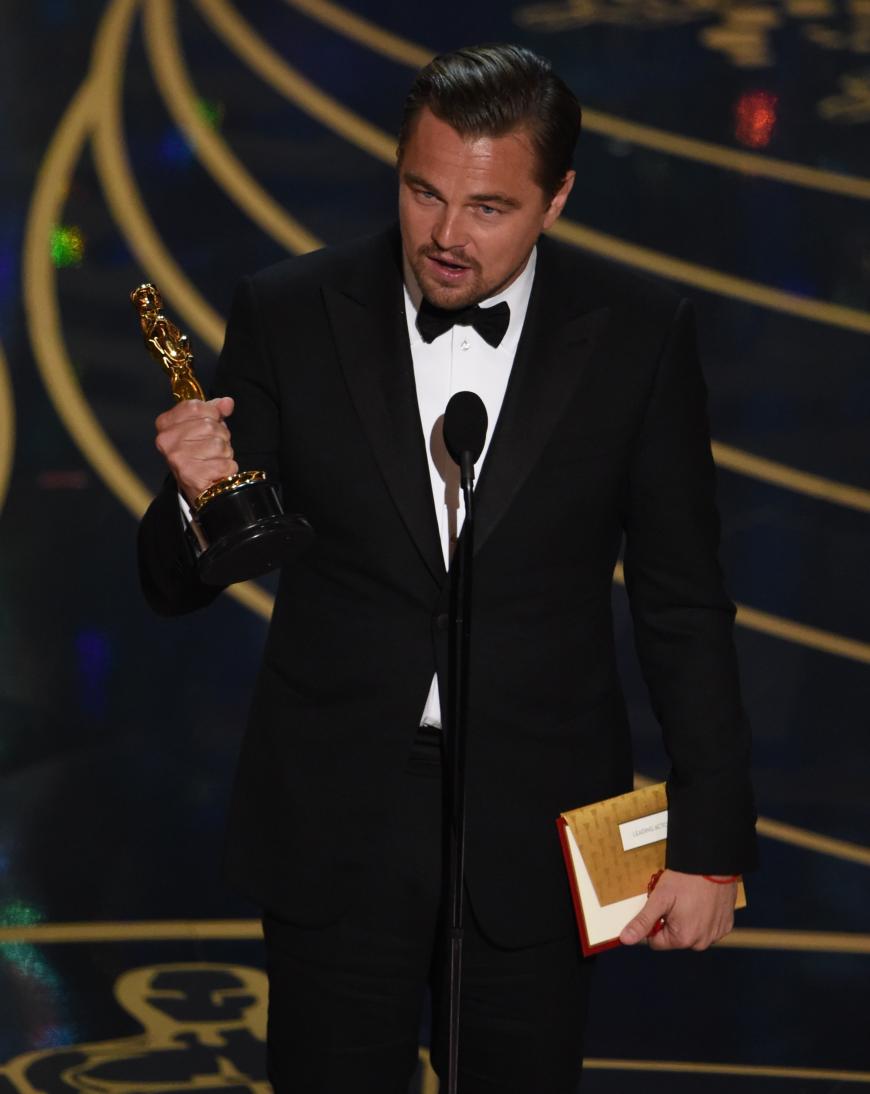 Leonardo DiCaprio bekommt Standing Ovations.