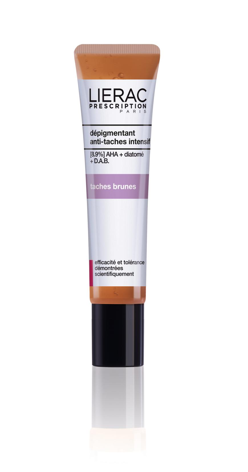 Pigmentflecken: „Dépigmentant Anti-Taches Intensif“-Gel von Lierac, mit Alpha-Hydroxysäuren ca. 25 Euro, in Apotheken