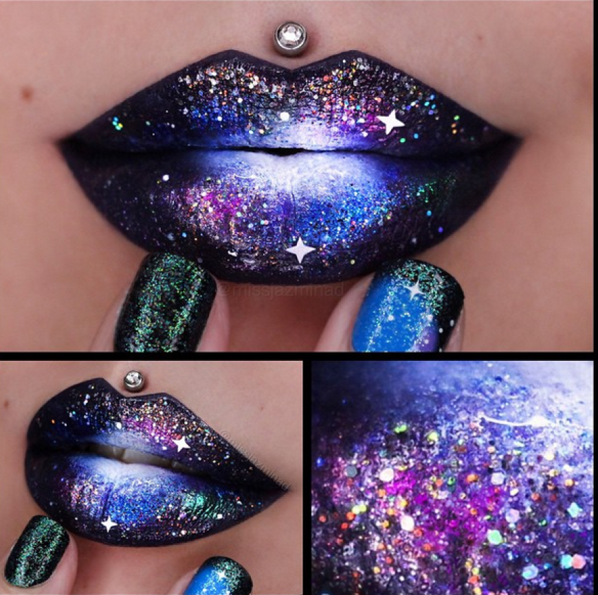 Die Galaxie auf den Lippen