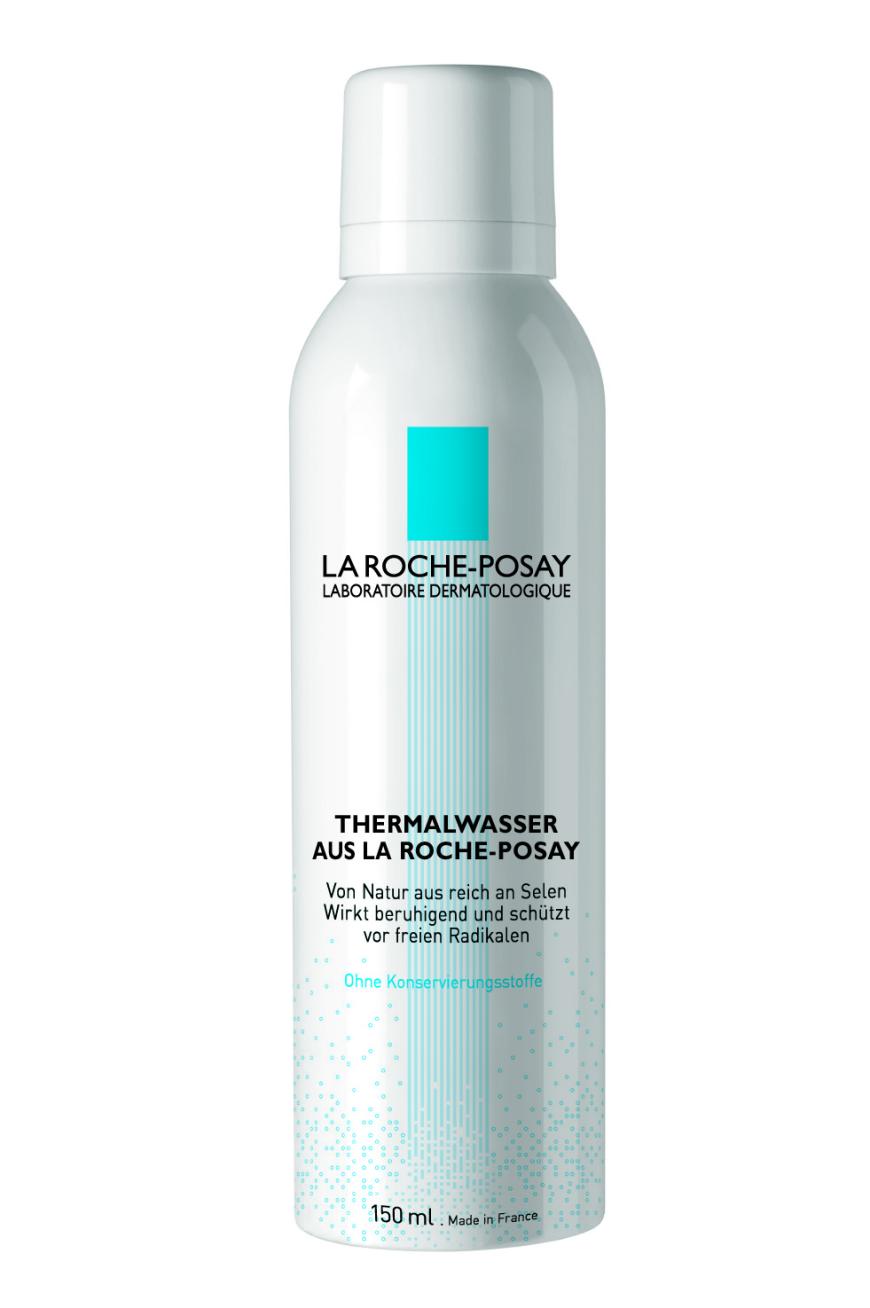 SCHUTZ VOR UMWELTEINFLÜSSEN „Thermalwasser“ von La Roche-Posay, ca. 8 Euro, in der Apotheke