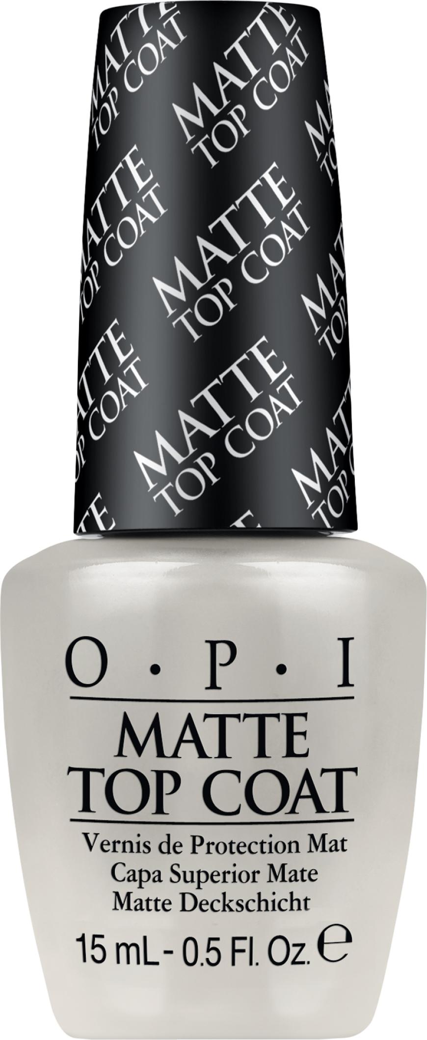 Tipp: Ausgetrickst Mit einem matten Top-Coat wird jeder Nagellack zum Hit. So kann die Lieblingsnuance weitergetragen werden. „Matte Top Coat“ von OPI, ca. 16 Euro, exklusiv bei Karstadt