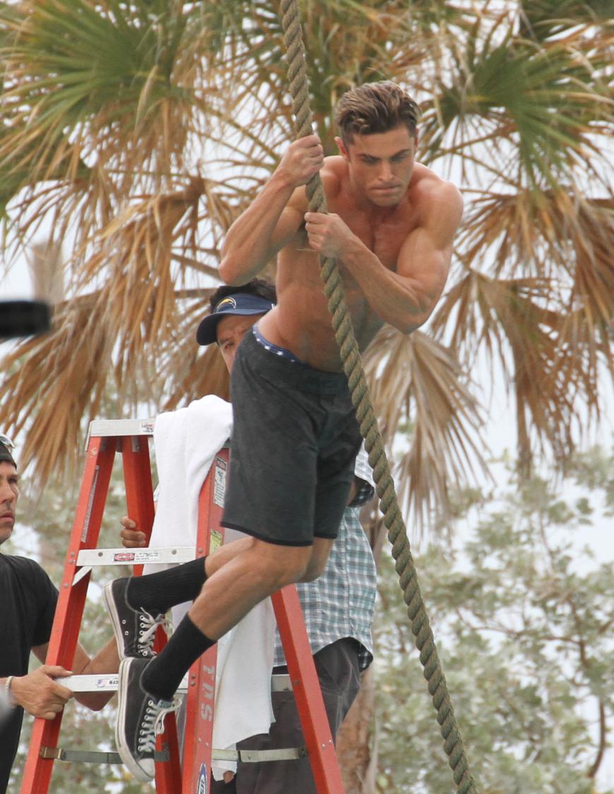 Dreht Zac wirklich für „Baywatch