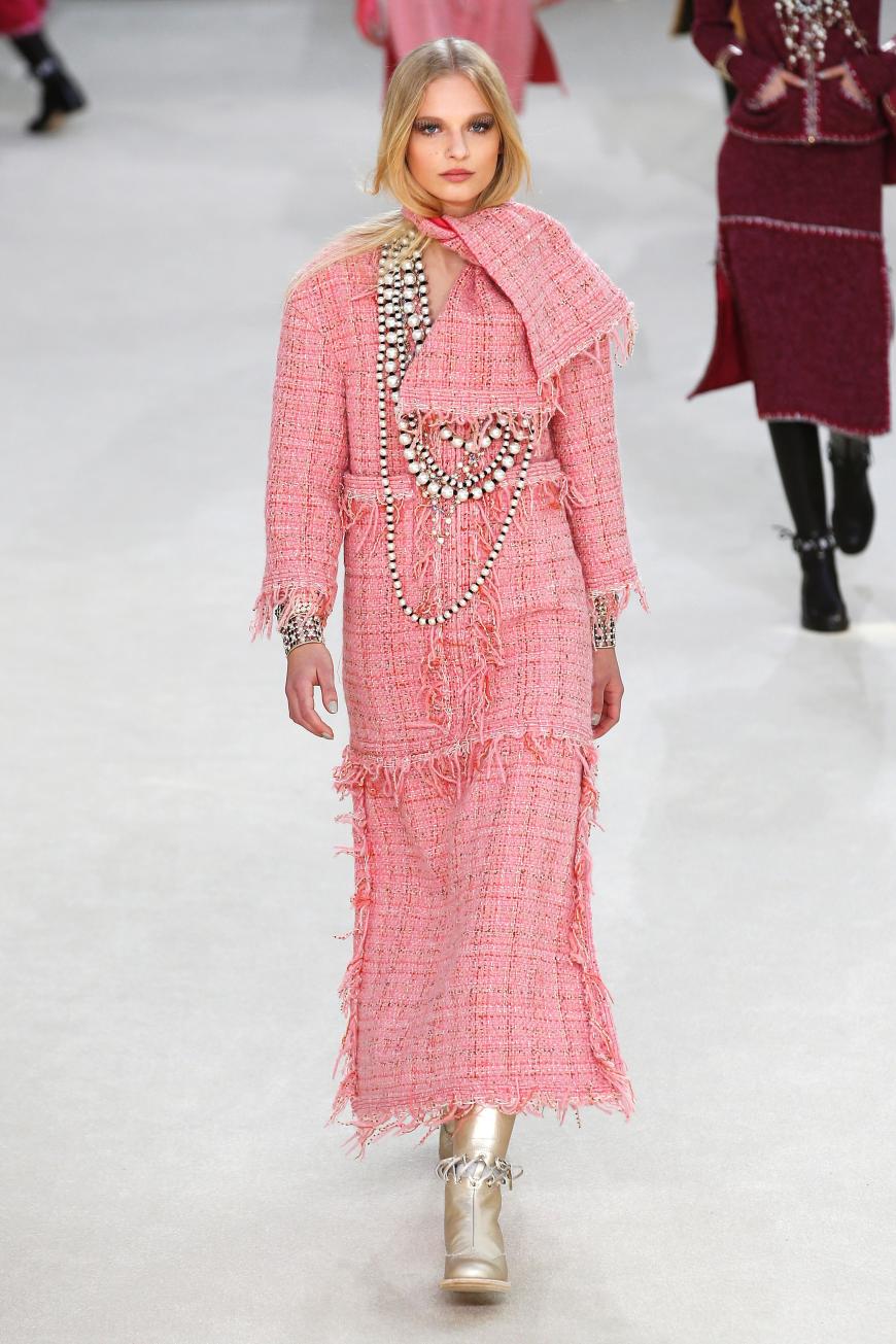 Tweed geht auch in knalligem Rosa
