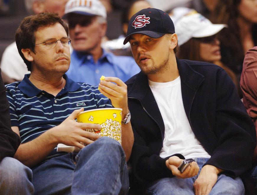 2010 besuchten Adam Farrar und Leonardo DiCaprio gemeinsam ein Lakers-Spiel.