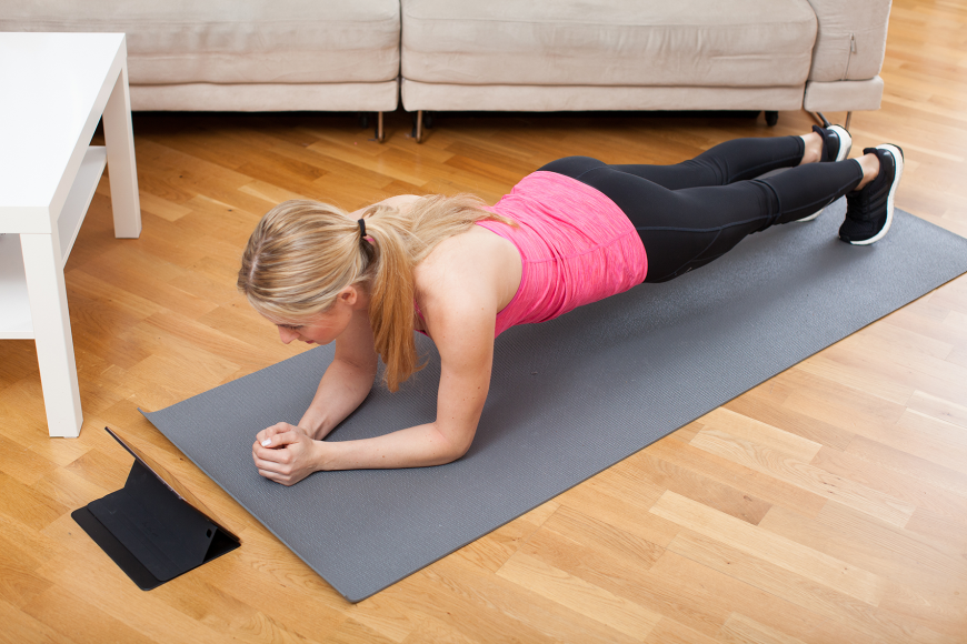 Planks sind das effektivste Express-Workout für zwischendurch.
