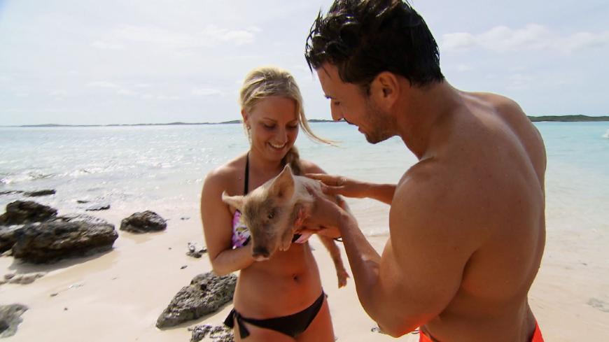 Leonie und Leo ließen es sich in der Karibik gut gehen.