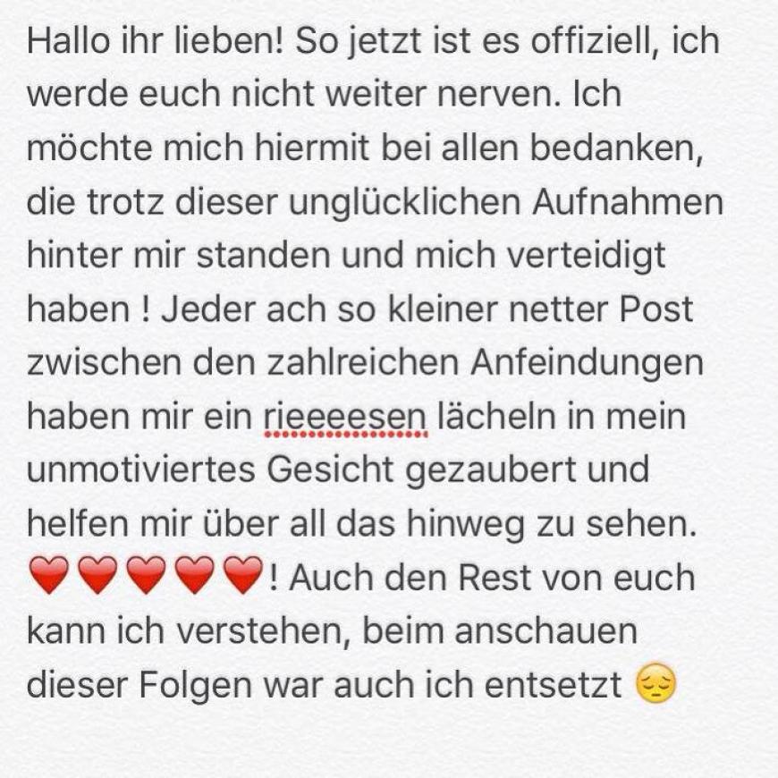 Yusras Statement nach ihrem Aus bei