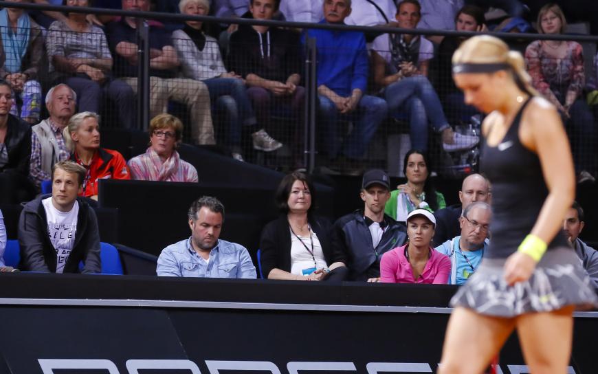 Oliver Pocher bei einem Spiel von Sabine Lisicki