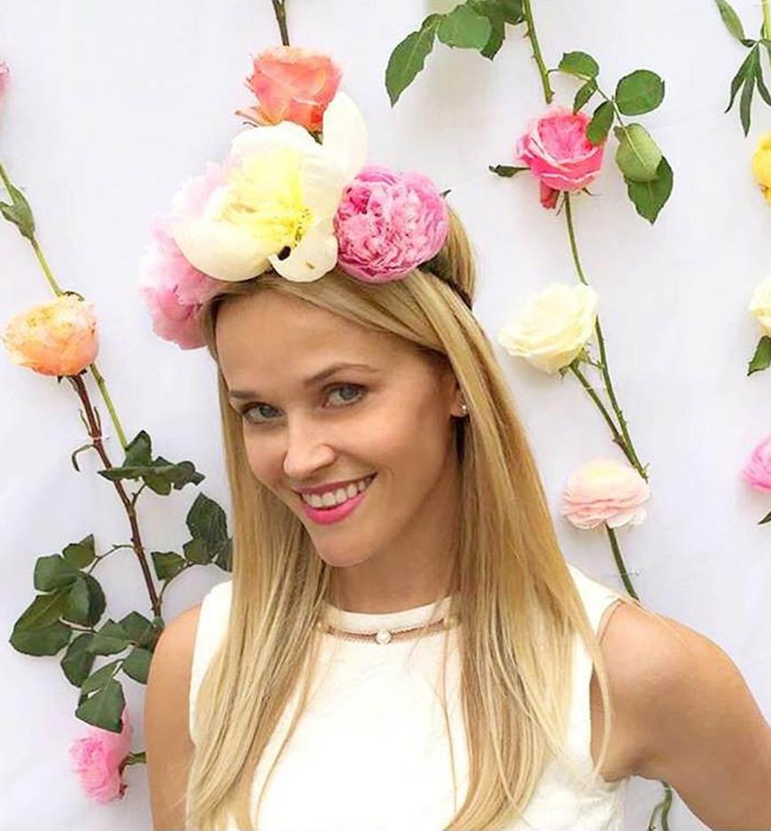 Blumenmädchen! - Reese Witherspoon macht sich bereit für den Frühling.
