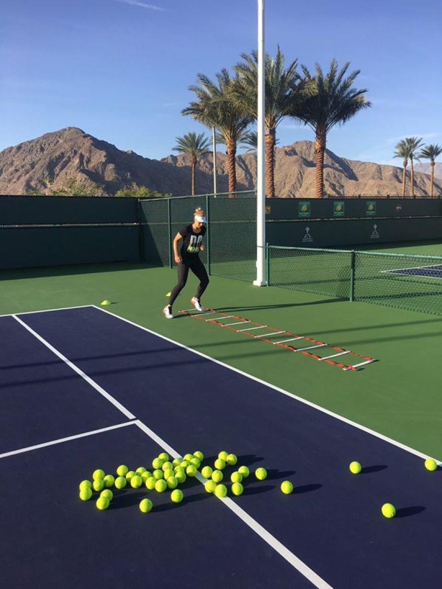 Work hard, play hard! Schon in der nächsten Woche wird Sabine Lisicki bei den Miami Open antreten.